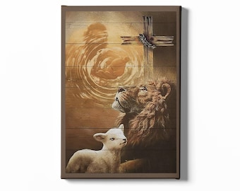 Lion Of Judah Canvas, Jesus Give Me Your Hand Poster, Jesus's Lover Gift.