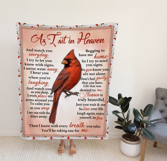 Cardinal bird blanket hotsell