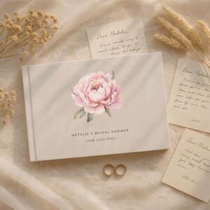 Libro Cartas a la Novia • Álbum de fotos de tapa dura de boda personalizado • Álbum de recuerdos de despedida de soltera • Regalo para la futura novia • Álbum de recuerdos de despedida de soltera