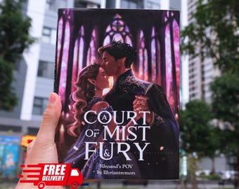 A Court of Mist and Fury: livro POV de Rhysand. Página artística incluída. POV de Rhys para ACOMAF. Capa dura. FanFic de ACoTAR. Reencadernação do livro.