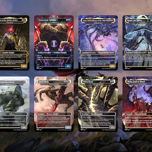 Elden Ring Commander Deck • Elden Ring Mtg Proxy Deck • Mtg Commander Deck • Custom MTG card • Sidar Jabari of Zhalfir • Mtg Proxy Commander image 5