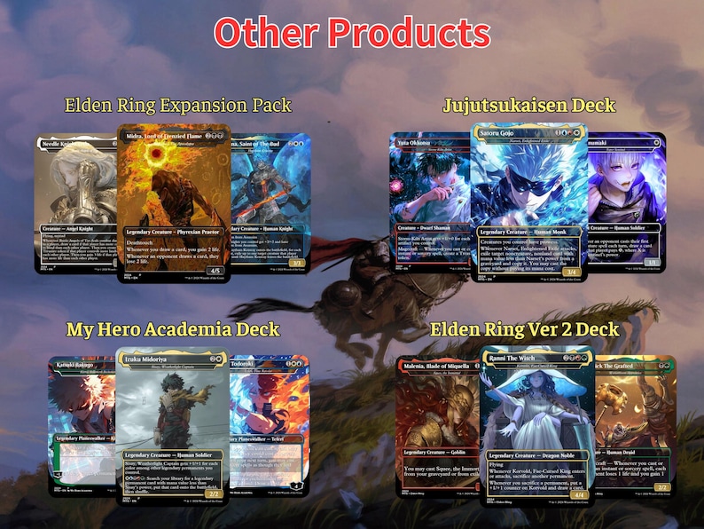 Elden Ring Commander Deck • Elden Ring Mtg Proxy Deck • Mtg Commander Deck • Custom MTG card • Sidar Jabari of Zhalfir • Mtg Proxy Commander image 10
