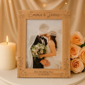 Wedding Guest Photo Book - Photo Book for Wedding Picture Guest Book Custom Guest Book Alternative Wedding Guest Book with Engagement Photo