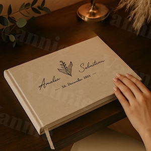 Libro de visitas personalizado para despedida de soltera • Álbum de recortes de cartas personalizadas para la novia • Álbum de recuerdos de despedida de soltera • Regalo de bodas, tapa dura de lino