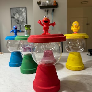 Elmo inspired party  centerpieces