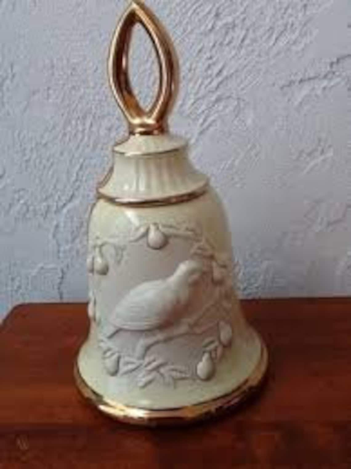 Jim Beam holiday bell music box decanter Etsy