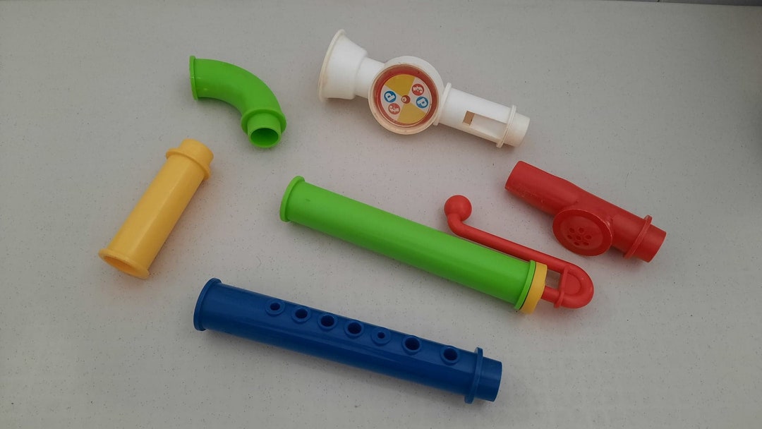 Pieces for Crazy Combo Flute Fisher Price Vintage Etsy
