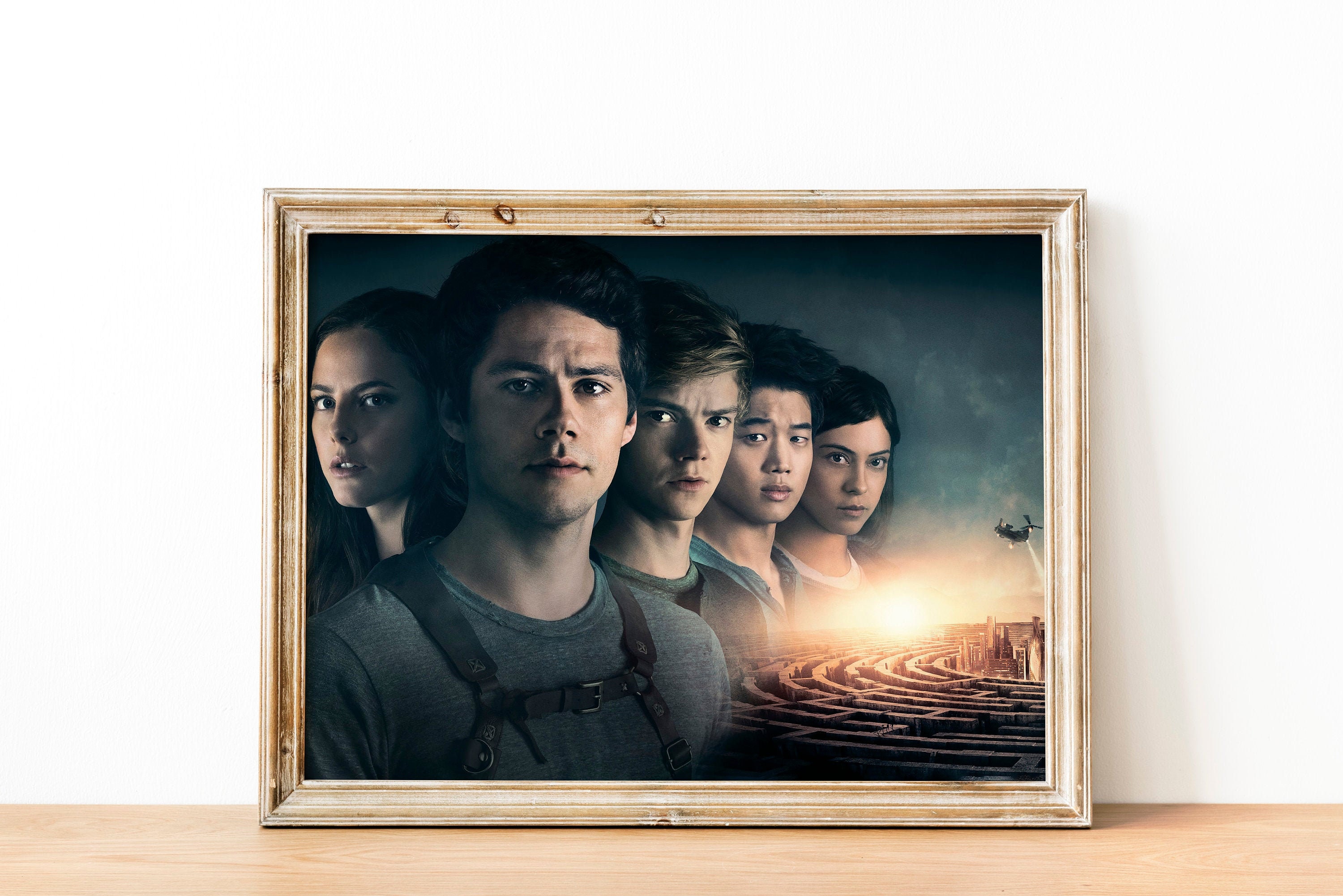 158490 The Maze Runner Dylan Thomas thrilling Hot Movie Wall Print Poster