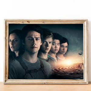 Maze Runner Poster, Scorch Trials Prints, Gift Picture, Wall Decor, Wall Art, Holiday Gift