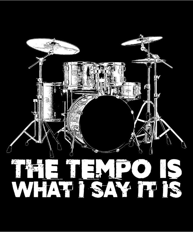 Funny Drum Lead Humor Drummer Tempo Band Member Poster Etsy