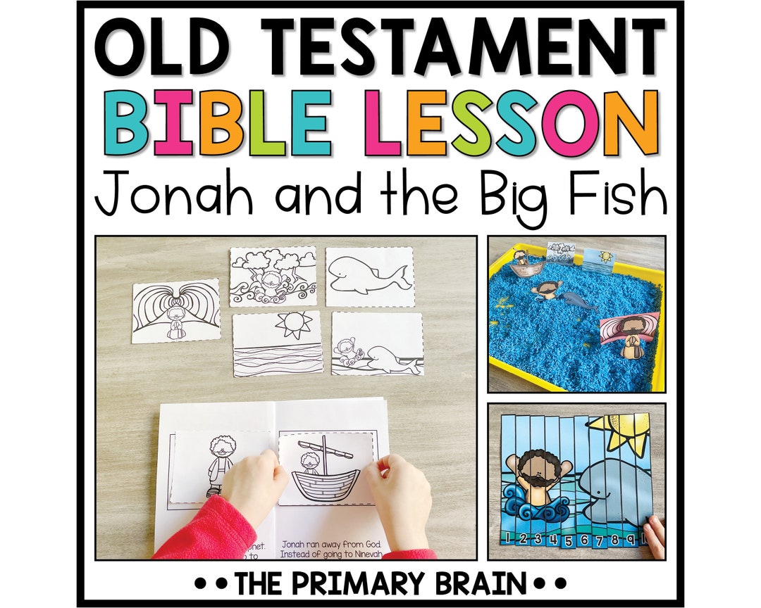 Jonah and the Big Fish  Sunday School Lesson Plans  Bible