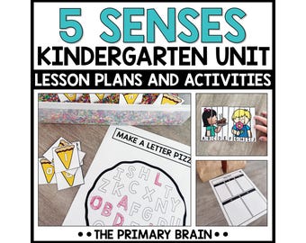 5 Senses Kindergarten Curriculum - A Week of Thematic Lesson Plans