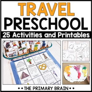 Travel Theme Preschool Curriculum: World Activities & Printables
