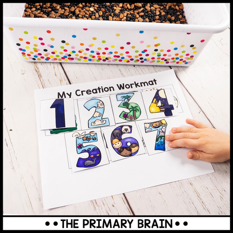 Creation Bible Story Lesson: Sensory Bin, Book & Activities (digital ...