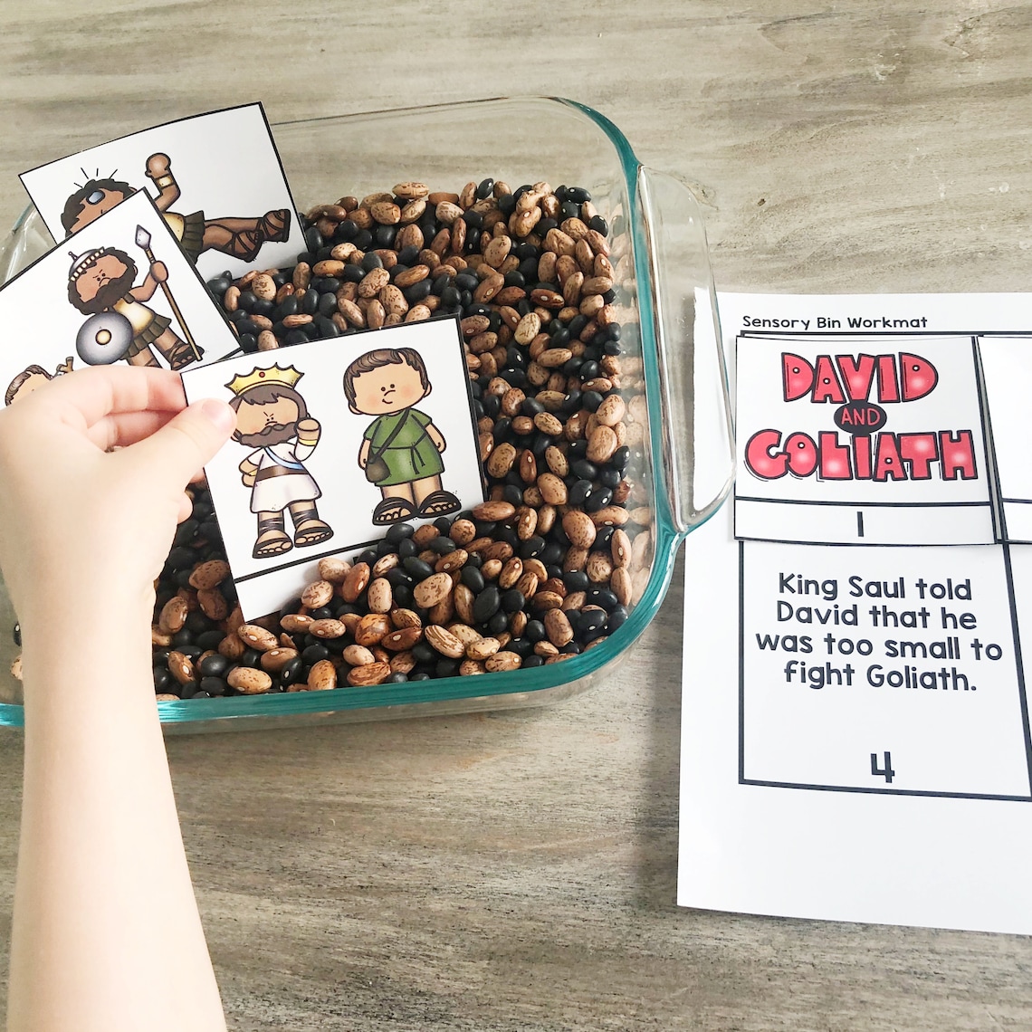 David and Goliath Bible Story Lesson: Kids Activities & Printables ...
