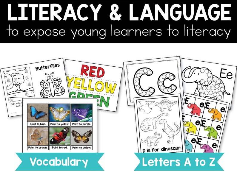 Literacy and language - to expose young learners to literacy.