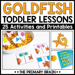 Goldfish Toddler Activities | Tot School Lesson Plans | Homeschool Preschool Curriculum | Letter G Printable Pages