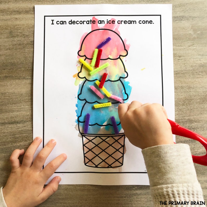 Ice Cream Toddler Activities Tot School Lesson Plans Etsy