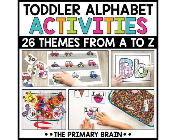 Toddler Curriculum Activities with Lesson Plans | Homeschool Preschool | 26 Units from A to Z