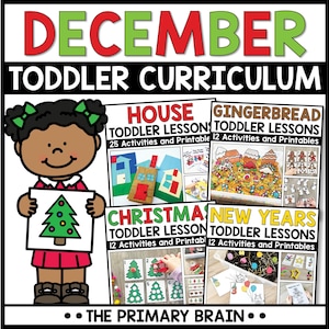 Dezember Kleinkind-Aktivitäten, Vorschul-Lehrplan und Unterrichtspläne für Kinder im Alter von 2 bis 3 Jahren