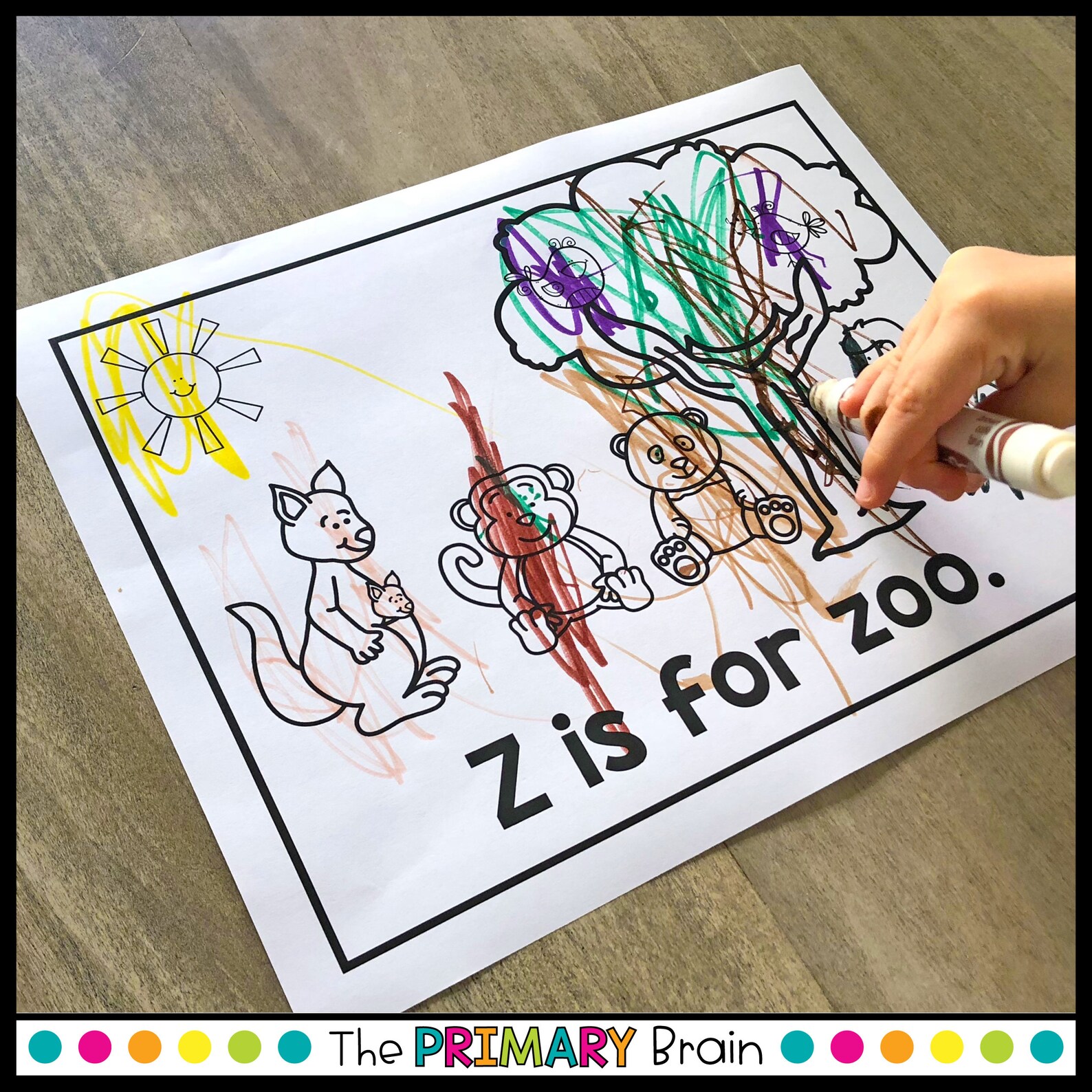 Zoo Toddler Activities Tot School Lesson Plans Homeschool Etsy