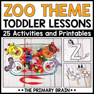 Actividades para niños pequeños en el zoológico / Planes de lecciones escolares para niños pequeños / Plan de estudios preescolar de educación en el hogar / Imprimibles de la letra Z