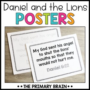 Daniel and the Lions Bible Lesson: Kids Activities & Printables (Digital Download) image 3