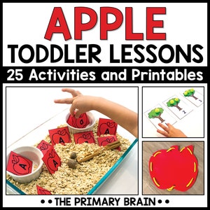 Actividades para niños pequeños de Apple / Planes de lecciones escolares para niños pequeños / Plan de estudios preescolar de educación en el hogar / Imprimibles de la letra A para niños