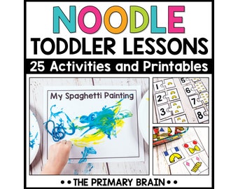 Noodle Toddler School Lesson Plans | Homeschool Preschool Curriculum | Letter N Printable Activities