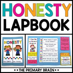 Honesty Lapbook Activity, Social Emotional Learning Writing Craft