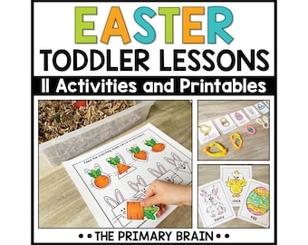 Easter Toddler Activities: Spring Preschool Curriculum for March and April (Digital Download)