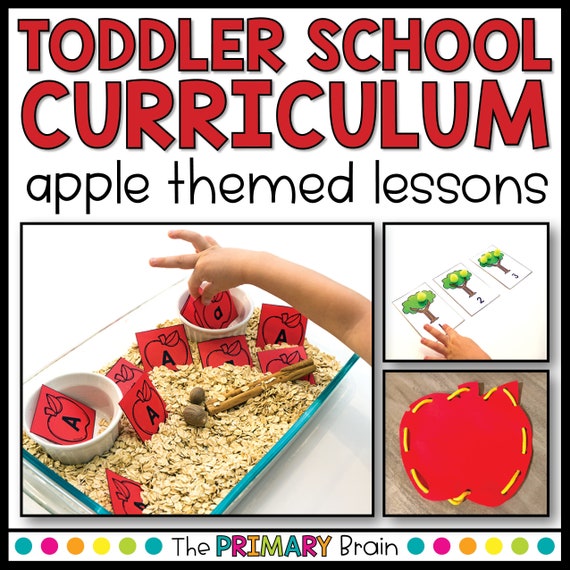 Toddler School Lesson Plans  Apple Themed Activities