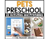 Pets Preschool Activities: Homeschool Curriculum Printables (Ages 3-5) (Digital Download)