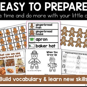 Gingerbread Preschool Curriculum: Christmas Activities & Lesson Plans ...