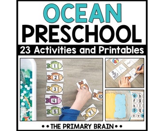 Ocean Preschool Activities: Homeschool Curriculum Printables (Ages 3-5)