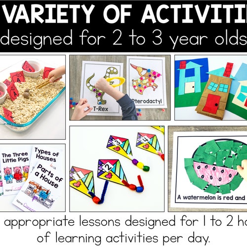 Toddler School Curriculum Activities | shops Tot School Lesson Plans | Homeschool Preschool | 26 Units from A to Z