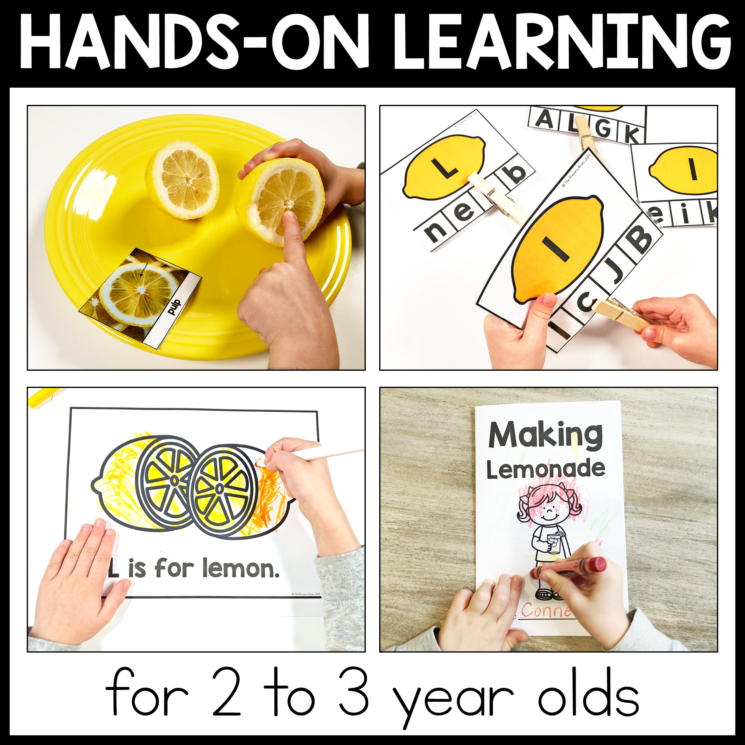 Lemon Toddler Activities Tot School Lesson Plans Homeschool Preschool ...