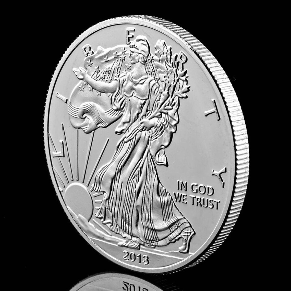 2013 Trust Silver Plated Souvenir Coin 999 Fine Memorial US Etsy