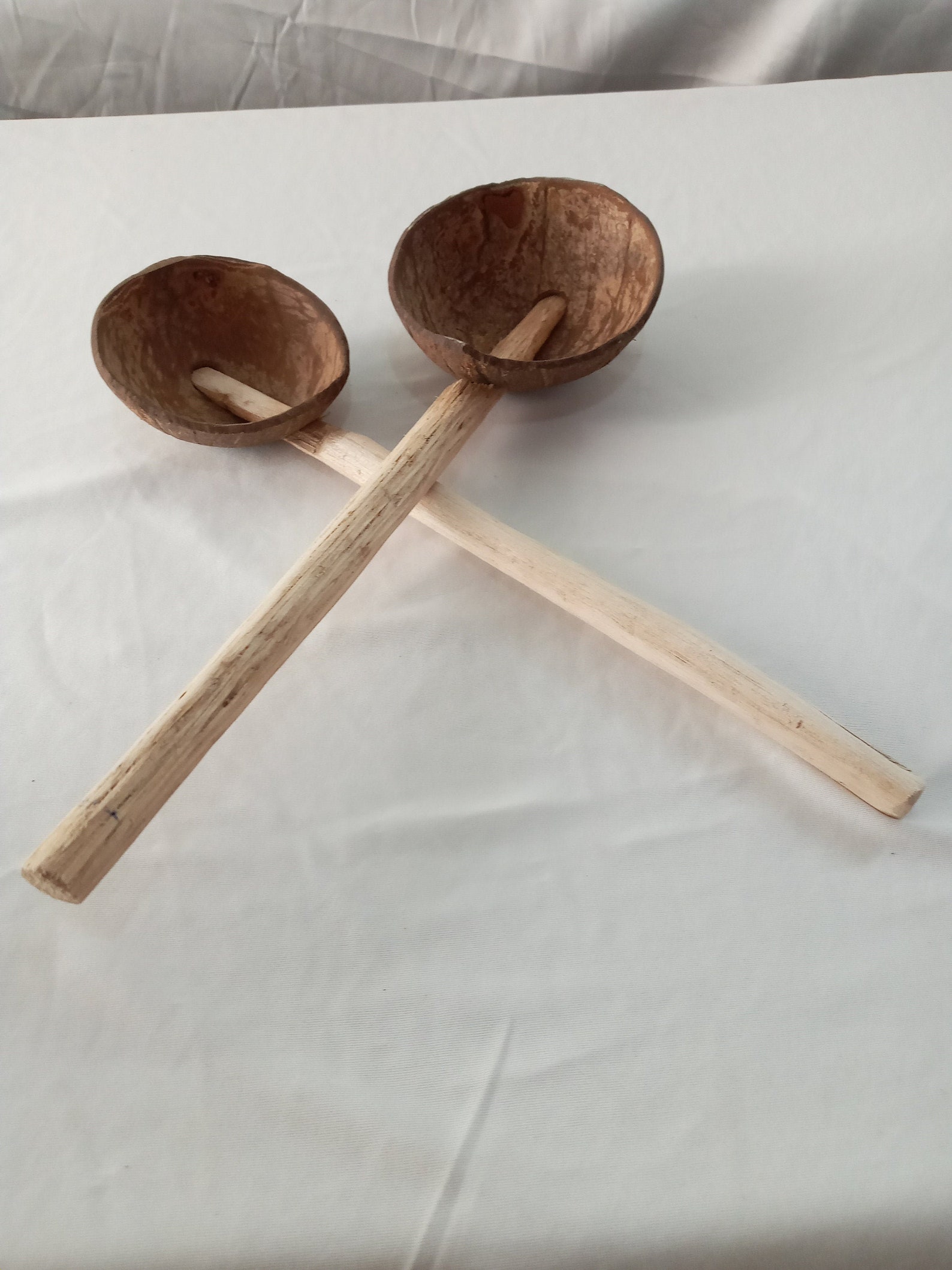 100 Natural Coconut Shell Spoon Handmade Etsy