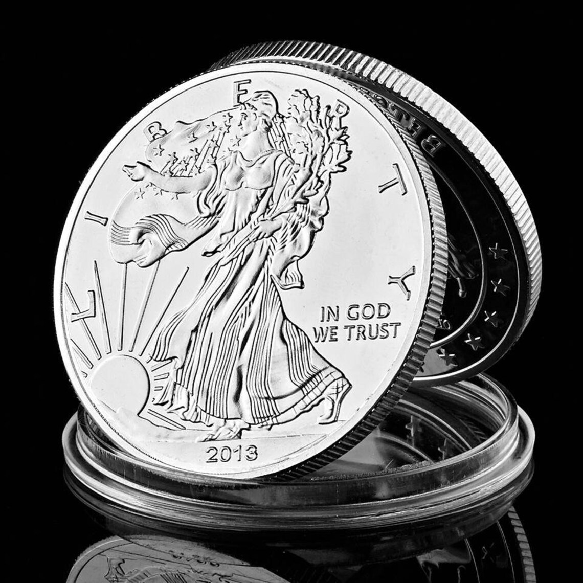 2013 Trust Silver Plated Souvenir Coin 999 Fine Memorial US Etsy