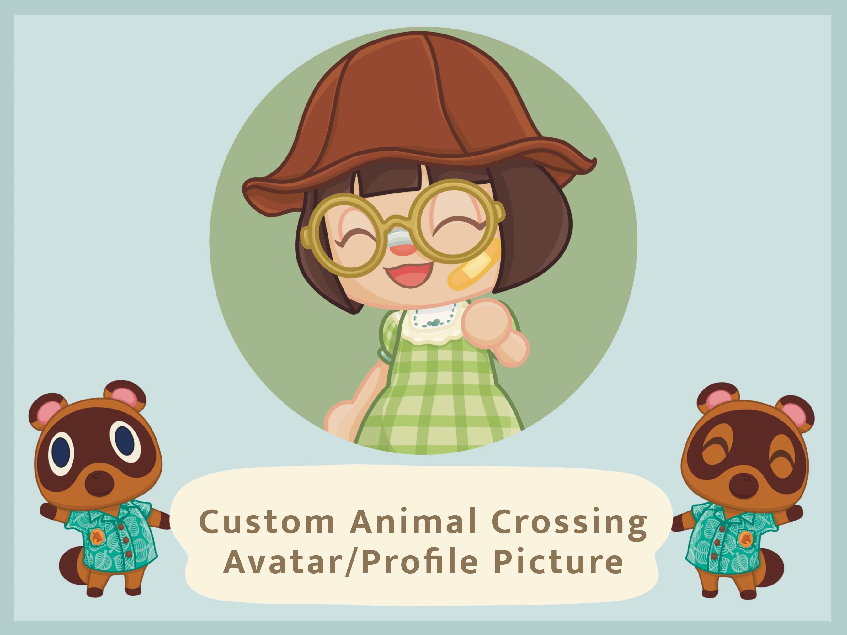 Custom Animal Crossing Character Avatar Profile Picture Etsy UK