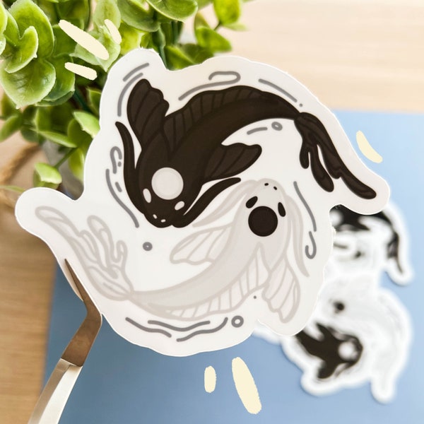 Koi Fish / Ying Yang / Avatar Waterproof Vinyl Sticker
