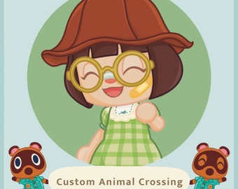 Custom Animal Crossing Avatar / Profile Picture | Personalized Digital Character Portrait (DIGITAL DRAWING)