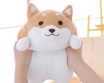 Lovely Japanese Shiba Inu Dog Soft Stuffed Animals Dolls Kids Plush Toy Gift
