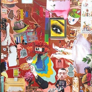 Scraps Collage Print