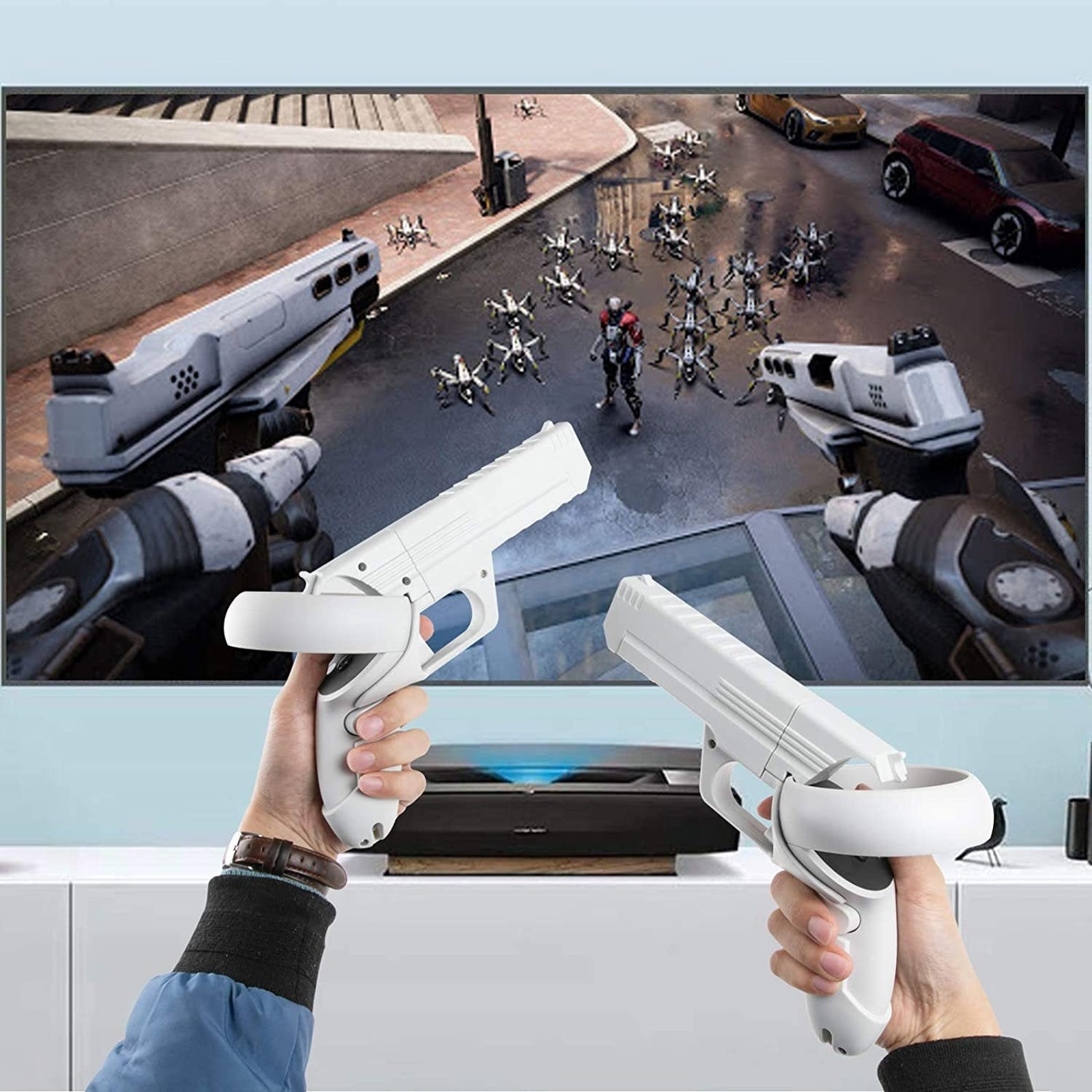 Oculus Quest 2 Pistol Grip Controller Attachments Etsy