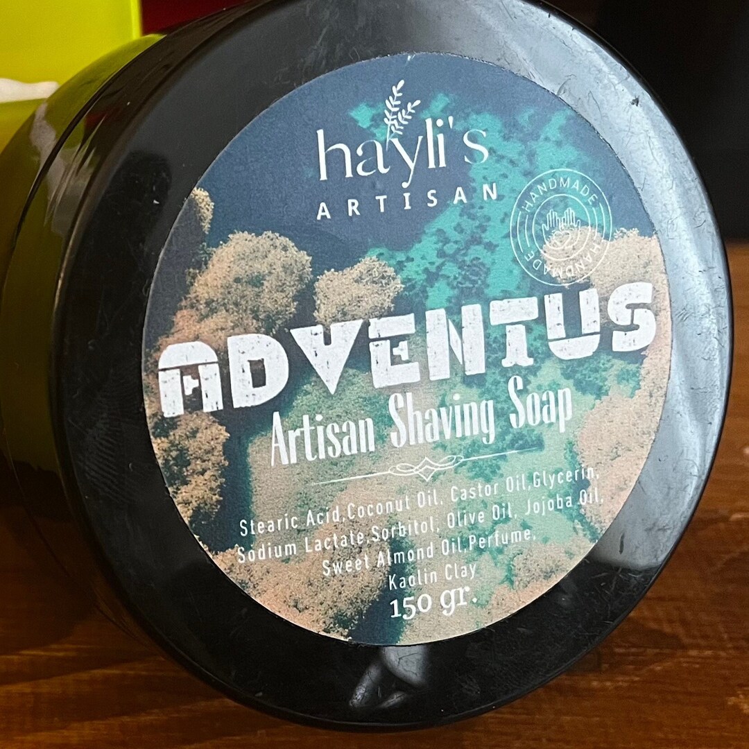 Tallow Vegan Shaving Soap Shea and Cocoa Butter Thick Lather Artisan