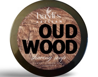 Artisan Tallow Shaving Soap with Shea and Cocoa Butter for Thick Lather by Haylis