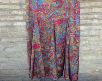 Vestido vintage sin tirantes EU 40 / Vestido de verano hermoso formal