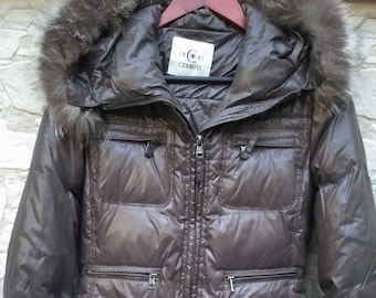 Cerruti 1881 Women's Puffer Jacket Grey/ 90s Stylish Coat